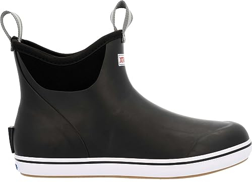 Xtratuf Women's Durable Waterproof Breathable Slip-Resistant Ankle Deck Boots, Black, 4.5 UK