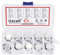 Sourcingmap, set di 10 termostato NC KSD301, 90-150 °C, interruttore di controllo termico 90 95 100 105 110 115 120 130 140 150 150 °C