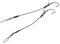 Kinetic Großfisch Stinger, Hakengröße 9/0, ummantelter Power-Draht, Länge 15cm oder 20cm, Tragkraft 100kg, Edelstahl-Sprengringe, 2 Stück (9/0-2 Stück - 150mm)