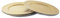 Rammento Set of 4 33cm Textured Gold Plastic Charger Plates | High-Gloss Dinnerware | Elegant Tableware for Special Occasions and Gatherings | Reusable Charger Plates for Dining & Festive Parties