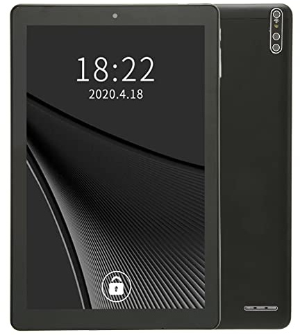 Zunate Tabletas para Android 11, Tableta de Llamadas 3G de 10 Pulgadas, Procesador Octa Core, 3 GB de RAM, 64 GB de ROM, Pantalla Grande IPS HD, WiFi 5G, Altavoz Dual, Batería de 6000 MAh, Negro