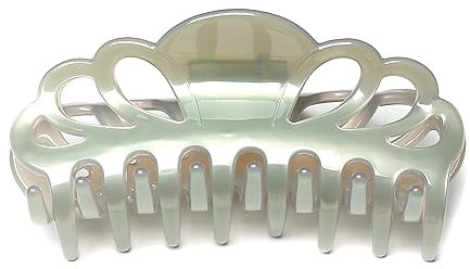 QinGoo Groß MintGrün Acetat Haarklammer Klauen Haarspange Schöne Damen Haarschmuck Elegant Haar-Accessoire 1stück 10cm(Mint Green)