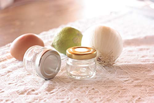 Vasetti Vetro Piccoli - Barattoli di Vetro Monodose da 30ml con Tappi Inclusi 20 Pezzi