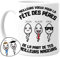 Cupdarling® Mug Papa Personnalisé avec 1-4 Enfants - Tasse Meilleur Papa - Meilleurs Nageurs - Cadeau Humour Fête Des Pères - 330 mL Céramique