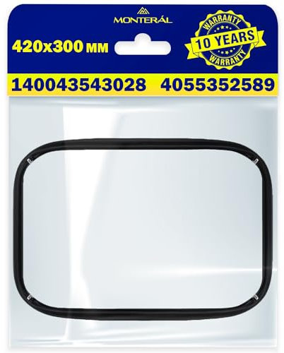 Goma Horno 420x300 mm - 140043543028 4055352589 para Electrolux para Aeg - Junta Horno con 4 Ganchos - Garantía de 10 Años - MONTERAL