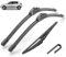 Autopixl Scheibenwischer vorne und hinten, Set, kompatibel mit Dacia Renault Sandero MK2 2012–2014, Windschutzscheibe, Heckscheibe, 22 Zoll, 20 Zoll, 11 Zoll