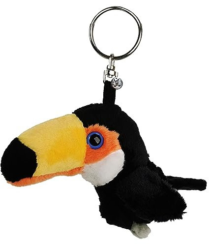 Tukan Schlüsselanhänger Fischertukan Vogel Plüsch Kuscheltier Anhänger NIRAN