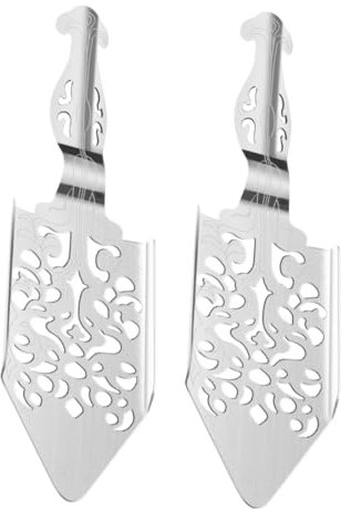BESTonZON 2pcs Stainless Steel Absinthe Spoon Dripper Multi-Function Absinthe Filter for Household Use Convenient Wormwood Spoon
