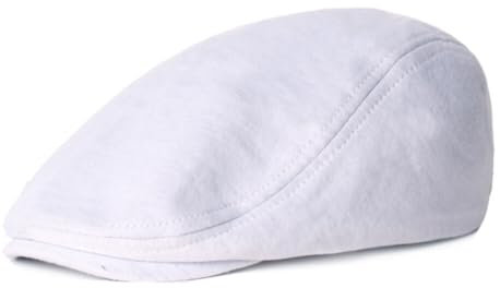 ISAKEN Schiebermütze Herren Barret Flat Cap Schirmmütze Verstellbar Baumwolle Flache Kappe Vintage Freizeit Frühling Sommer Cap Schirmmütze Vielseitig Einsetzbar Baseballkappe