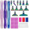 Senhai 24 Stück Diamond Painting Stift,Diamond Painting Zubehör Stift, Bunte Metallspitzen, Schraubgewindespitzen, Werkzeuge für DIY-Malerei, Handwerk