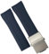 yeziu Gummiarmband für MIDO M026 Ocean Star HydroConquest Wasserdichter Sportuhrenarmband-Ersatz(Blue silver,22mm)