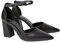 Dorothy Perkins Blanche Ankle Strap Pointed High Block Heel Court Shoes, 6, Black