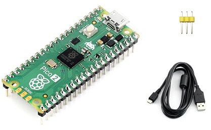 Para Raspberry Pi Pico 2 Microcontroller Board - Chip RP2350 de alto rendimiento Diseño de arquitectura dual y Dual Core 2 MB Flash, 2 MB de SRAM, arranque seguro