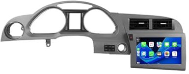 9 Pulgadas Android 13 Radio Coche para Audi A6 C6 2004-2011 S6 3 2006-2011 con Android Auto/Carplay GPS WiFi Bluetooth Radio FM Pantalla Dividida USB SWC GPS Coche Navegador(2+32G)