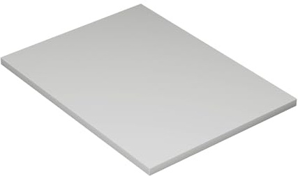 KESSLER PRO Tischplatte, Spanplatte, 25mm, verstärkte Kante Grau 80x60 cm