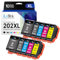 LxTek 202XL Multipack 202 XL Druckerpatronen 202 Kompatibel für Epson 202 XL für Epson XP 6105 Druckerpatronen XP 6100 XP 6005 XP 6000 XP6105 XP6005 XP6000 (10er-Pack)