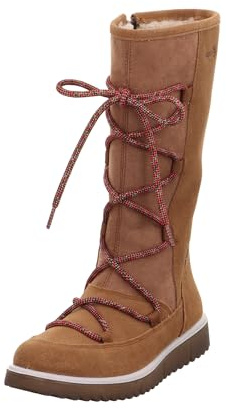 Superfit Mädchen und Jungen Winterstiefel LORA, Kinder Stiefeletten, Weite: M IV, uebergangsschuhe, uebergangsstiefel, Winterboots, BRAUN (000), 39 EU