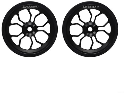 82 mm Easy Wheel Kit für Brompton Faltrad, ideale Ersatzreifenlösung (schwarz)