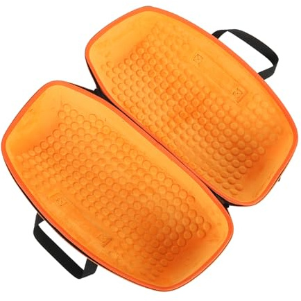 Tasche kompatibel für JBL Boombox 4, Schutzhülle für Bluetooth-Lautsprecher, tragbare Aufbewahrungstasche, Reisetasche, Schutzhülle, Organizer (nur Tasche) (Orange)