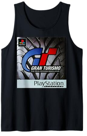 PlayStation Gran Turismo The Real Driving Simulator PS1 Art Tank Top