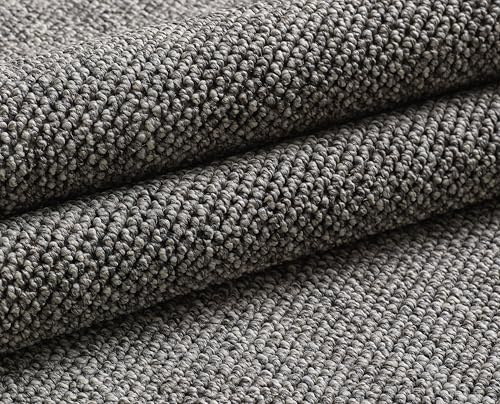 KADIMA DESIGN Kurzflorteppich Unifarben Elegant Pflegeleicht Modern Waschbar Strapazierfähig Langlebig Grau 160x230 cm Wohnzimmer Esszimmer Fußbodenheizung geeignet | CIMA