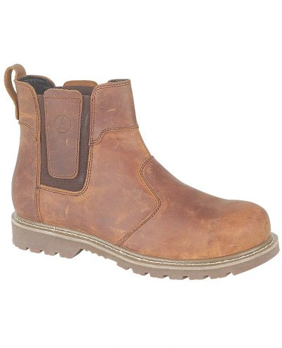 Amblers Safety Abingdon Chelsea Boots, Brown Crazy Horse, Men's 7 UK