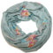 ACC lustiger Eulen Damen Loop Schal - (Owl Eule Kauz) (grau)