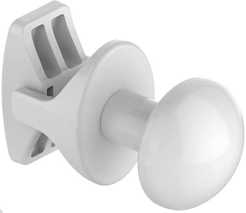 anapont Handtuchhalter-Handtuchknopf-Handtuchhaken para Radiador Terma,Elegible, 2 Set-Handy - Blanco