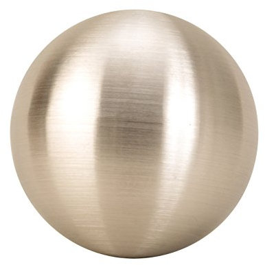 Lifestyle & More 4 Stück Moderne Deko Kugeln aus Edelstahl in Silber matt Durchmesser 10 cm