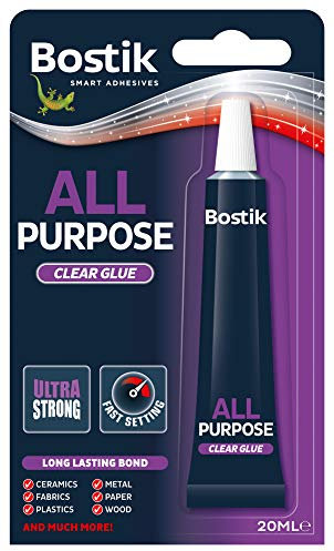 3X Bostik All Purpose Glu n Fix Adhesive Glue 20ml Solvented 80207