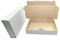 verpacking 100 Maxibriefkartons Versandkartons Faltschachtel Faltkarton Maxibrief 240 x 160 x 45 mm, Weiss, MB-3