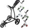 Big Max Golf Trolley Blade IP 3 Rad Flat faltbar White-Lime