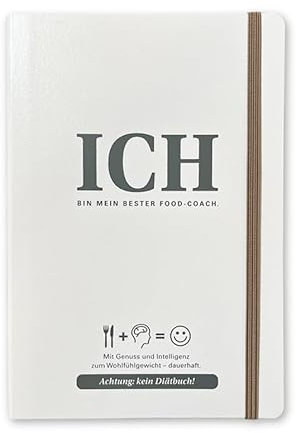 ICH bin mein bester Food-Coach – Food-Diary & Mentaltrainer zum Abnehmen ohne Diät – Achtsamkeitstagebuch Essverhalten ändern – A5 – 2025
