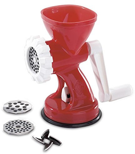 Rigamonti 126.7 125.7 tritacarne con accessori rosso