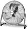 Schallen Chrome Silver Metal High Velocity Cold Air Circulator Adjustable Floor Fan with 3 Speed Settings (18)