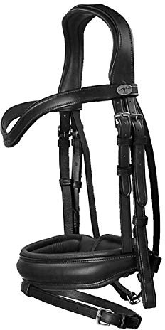 Dy'on Trense Dressage Crank Flash Medium - Black - cob