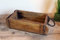 GH Ziegelform Holzschale mit Griffen