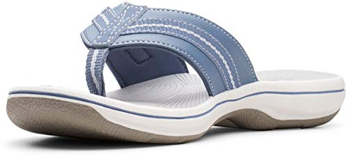 Clarks - Womens Brinkley Jazzh Sandals, 8.5 UK, Blue Grey