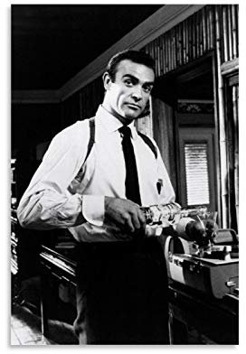 Star Poster Sean Connery 11, dekoratives Gemälde, Leinwand, Wandkunst, Wohnzimmer, Poster, Schlafzimmer, Gemälde, 50 x 75 cm