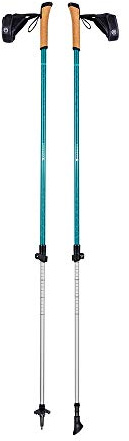 Ferrino Stick Nordick Step-In Wanderstock, Erwachsene, Unisex, Schwarz (Schwarz), Einheitsgröße