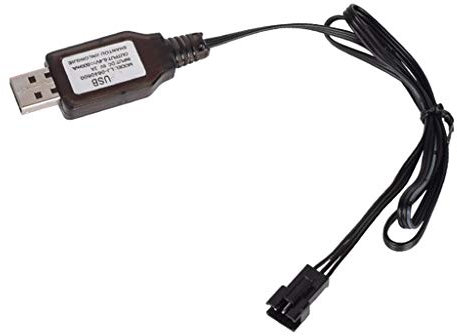 Hero-s USB Charger, 6.4V/7.4V Compatible with RC Toys, Portable for 18650 Li-ion Battery
