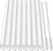 ALINK Reusable Clear Boba Straws, 13 mm x 10.5 in, Jumbo Hard Plastic Smoothie Straws for Bubble Tea, Pack of 8 with 2 Cleaning Brush