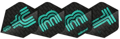 Unicorn Ultrafly Slang Darts Flights | Standard Plus Shape | Ultra Durable 100 Micron Polyester PET