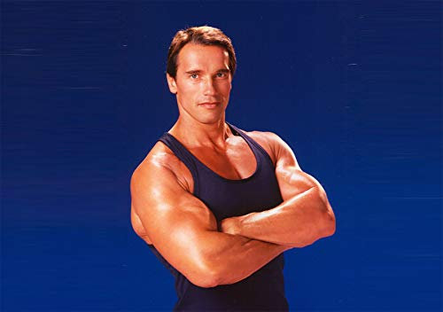 Poster Arnold Schwarzenegger Junge Zukunft Star Promi Hollywood Body Builder
