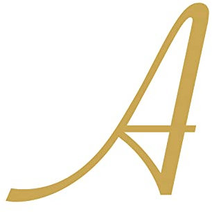 Solid Brass House Numbers Letter A-Z Golden 50mm Address Plaque Sign Number Decor for Wall Villa Hotel Mailbox Door Plates Figures Dormitory Home Metal Polished Alphabet, for Cafe Decoration (A)