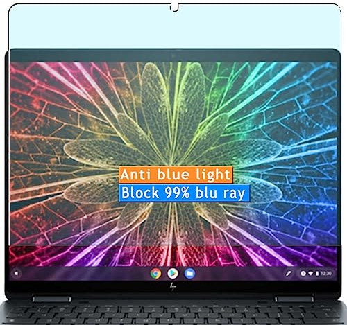 Vaxson 2 Pièces Anti Lumière Bleue Protecteur d'écran, compatible avec HP Elite Dragonfly Chromebook Enterprise 13.5 Laptop [pas en Verre Trempé] Screen Protector Film Guard