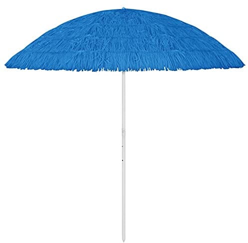 ARKEM Hawaii Sonnenschirm Blau 300 cm Gartenliege Wetterfest Outdoor Corner Sofa HäNgeliege Outdoor