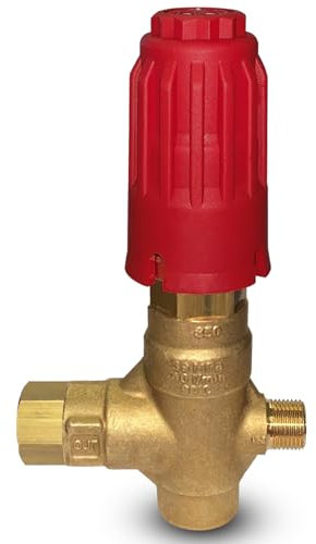 Upgraded 350 Unloader Valve Pressure Washer Pump with Knob, Compatible with VB350/AR/Comet/Cat pump/BE/Catpump 7630 High Pressure pump,Sturdy Steel and Brass Construction,5650 Psi 10.5 Gpm 3/8 MFNPT