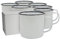PixColor - Pack 12 Tazas para sublimación de metal con asa | Color X | 350 ml de capacidad | Calidad AA | Caja individual con cada taza (Negro)
