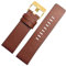 DKWOIS Kompatibel mit Diesel Leder Uhrenarmband DZ7332 DZ7314 DZ7311 DZ7332 Herren Armbanduhr Band Armband Zubehör 26MM 28MM 30MM 32M(Light brown gold,22mm)